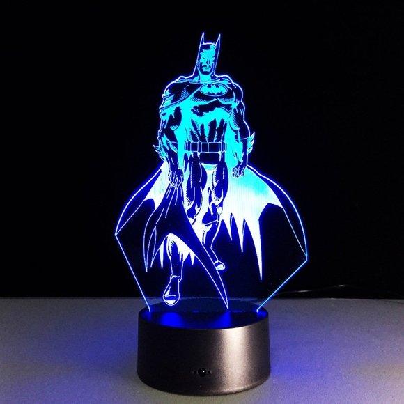 Illusion Batman Lamp, 3D Light Experience - Picture 1 of 1